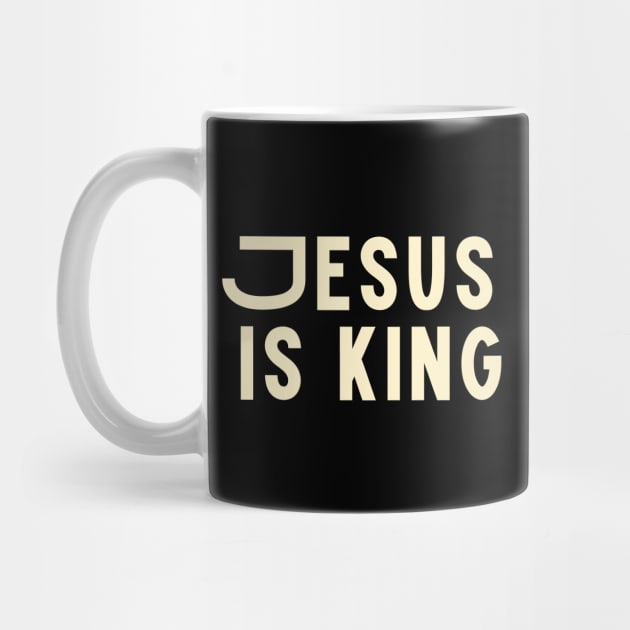 Jesus is King - Christian Apparel by ThreadsVerse